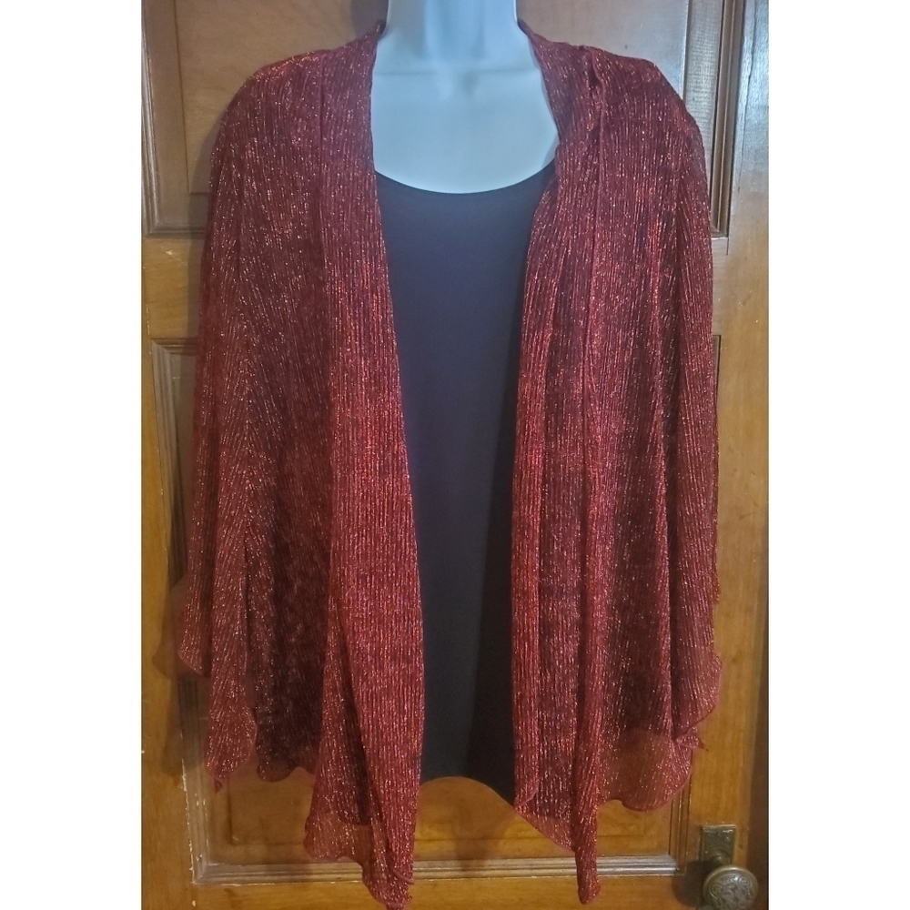 Rebecca Malone Plus Size Two in One Sheer Overlay Top